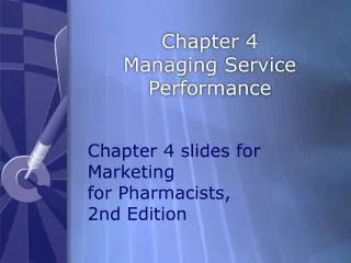 Chapter 4 Managing Service Performance
