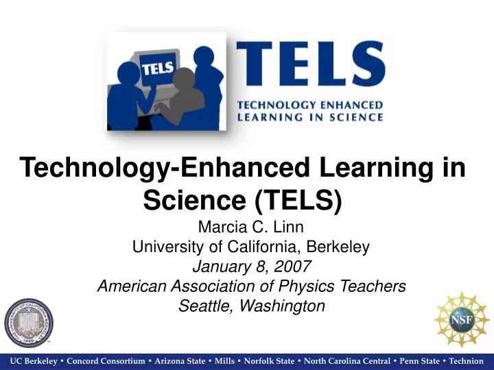 technology enhanced learning in science tels