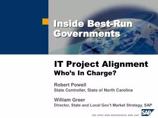 IT Project Alignment Who’s In Charge?