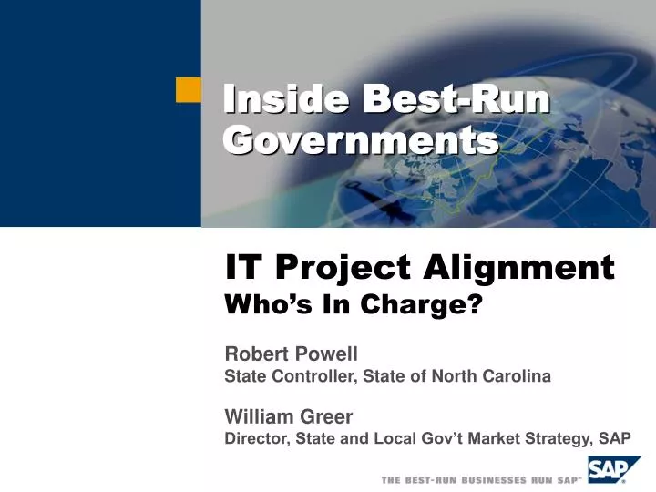 it project alignment who s in charge