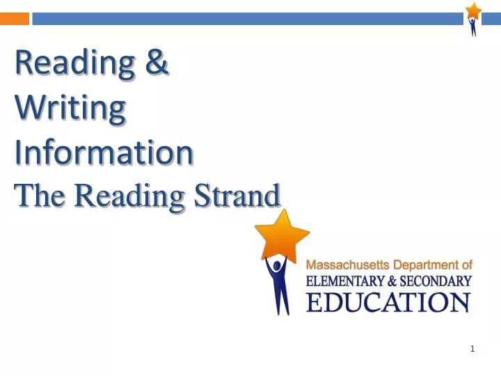 reading writing information the reading strand