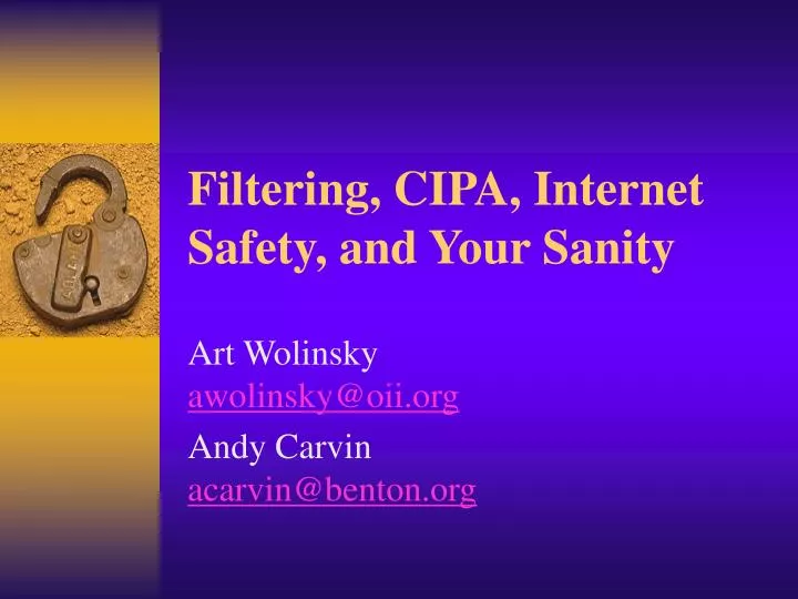 filtering cipa internet safety and your sanity