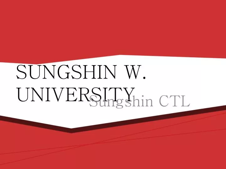 sungshin w university