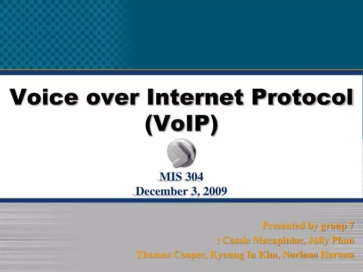 voice over internet protocol voip