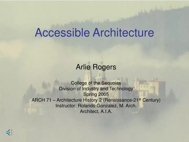 accessible architecture