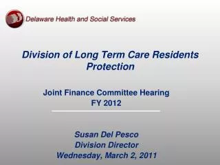 Division of Long Term Care Residents Protection