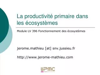 jerome mathieu at snv jussieu fr http www jerome mathieu com