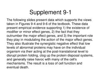 Supplement 9-1