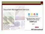 Document Management Services