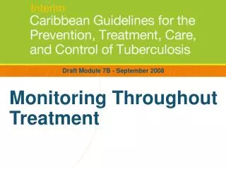 Monitoring Throughout Treatment