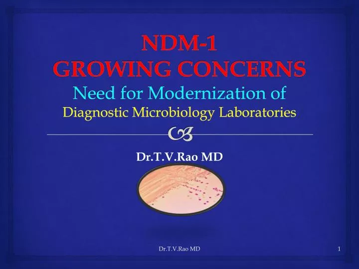 ndm 1 growing concerns need for modernization of diagnostic microbiology laboratories