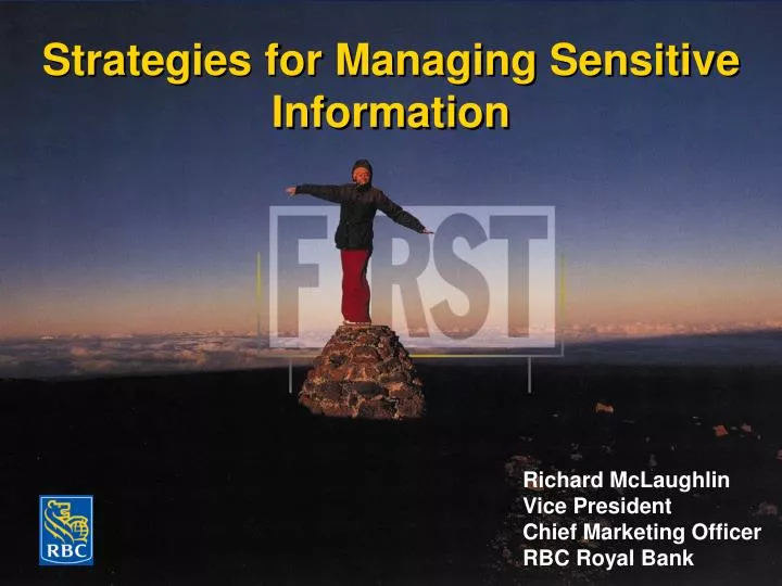 strategies for managing sensitive information