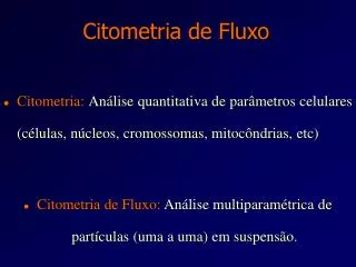 Citometria de Fluxo