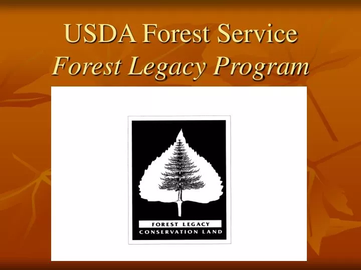 usda forest service forest legacy program