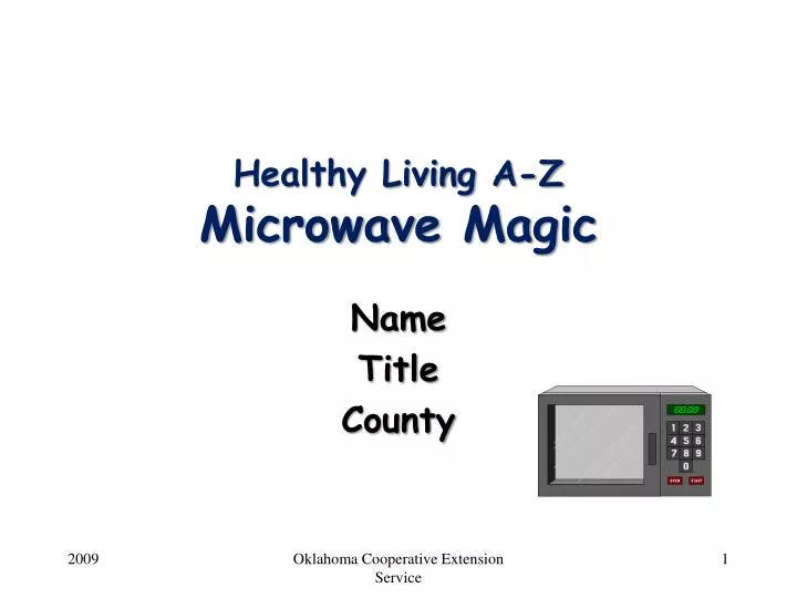 healthy living a z microwave magic