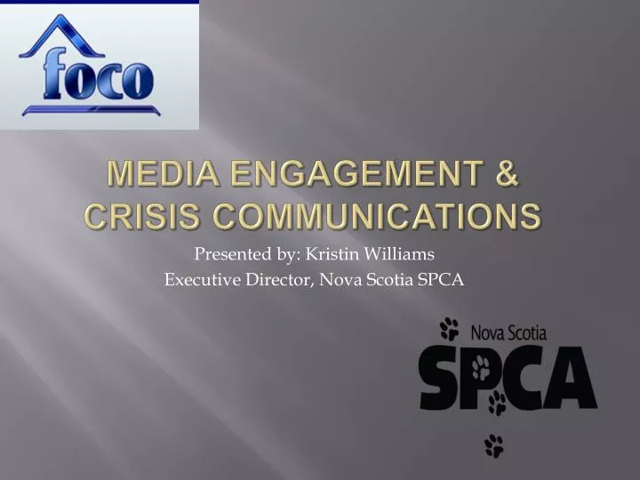media engagement crisis communications