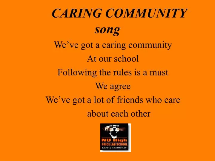 caring community song