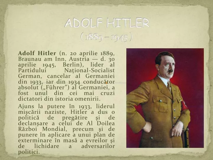 adolf hitler 1889 1945