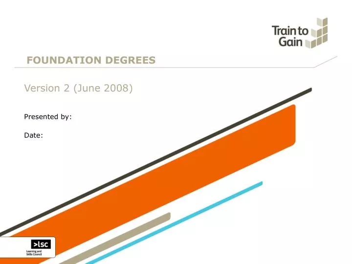 foundation degrees