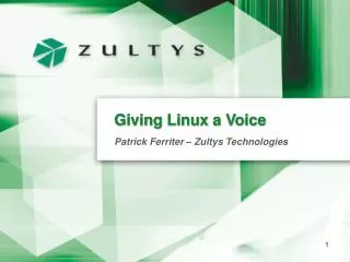 Giving Linux a Voice