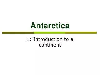 Antarctica