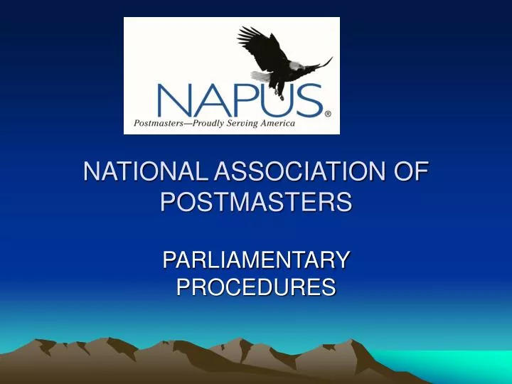 national association of postmasters