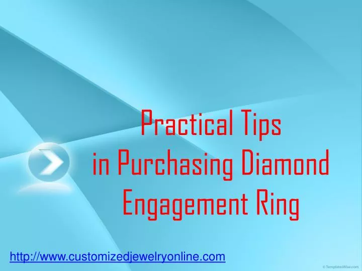 practical tips in purchasing diamond engagement ring