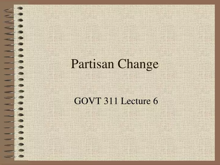 partisan change
