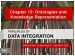 Chapter 12: Ontologies and Knowledge Representation - slide 1
