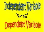 PPT - Independent vs. Dependent Variable PowerPoint Presentation, free ...