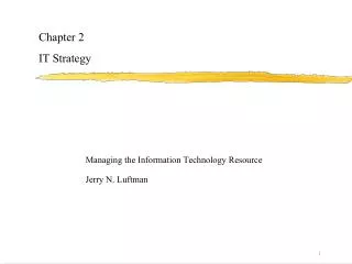 chapter 2 it strategy