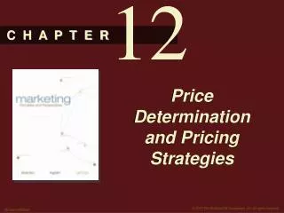 Price Determination and Pricing Strategies