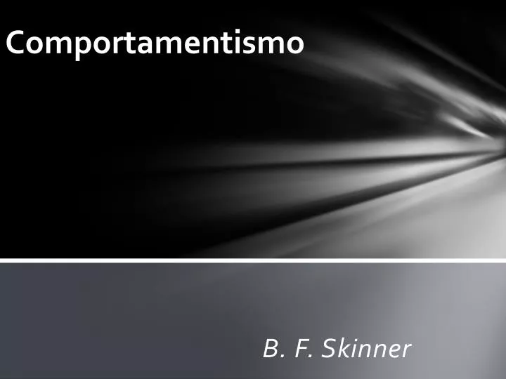 comportamentismo