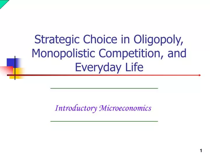 introductory microeconomics