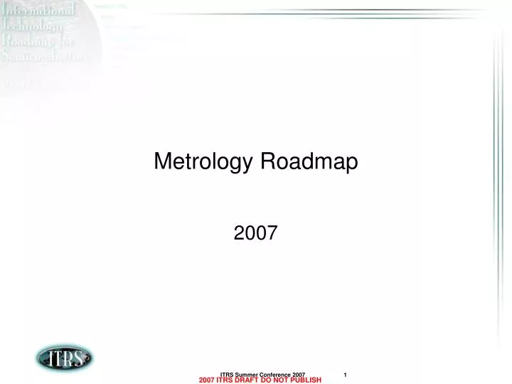 metrology roadmap