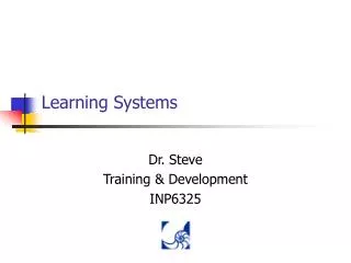 Learning Systems