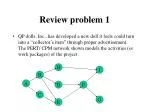 Review problem 1