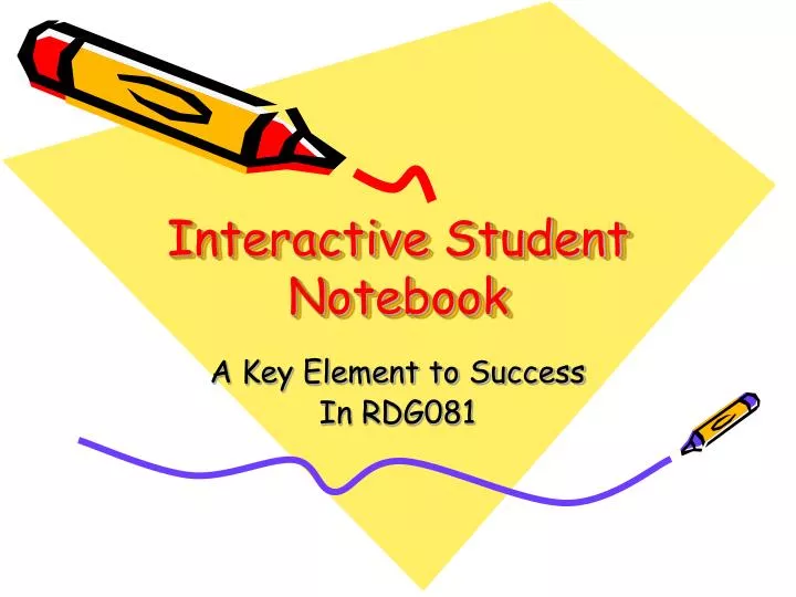 interactive student notebook