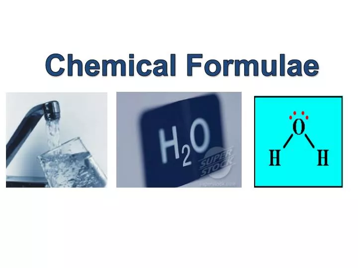 chemical formulae