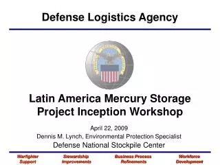Latin America Mercury Storage Project Inception Workshop