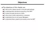 Java AWT: Components, Layout Managers, and Basic Graphics - slide 1