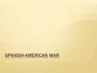 Spanish-American War