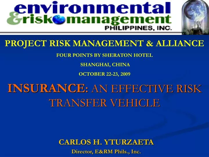 insurance an effective risk transfer vehicle