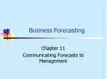 Business Forecasting - slide 1