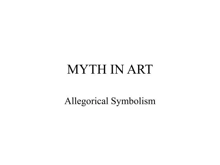 myth in art