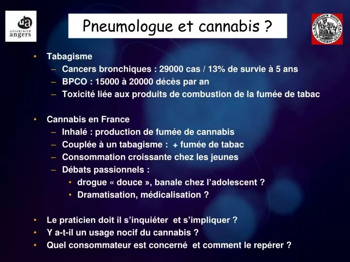 pneumologue et cannabis