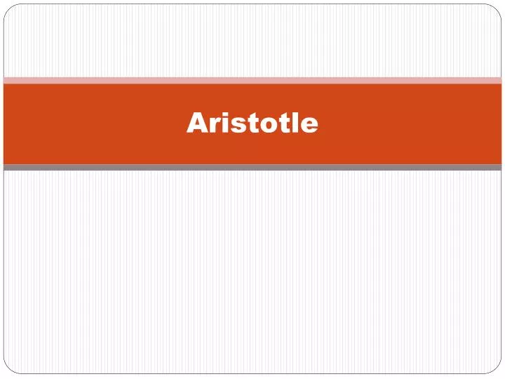 aristotle