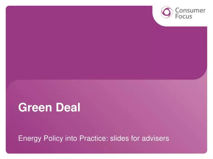 green deal