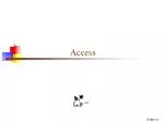 Access - slide 1