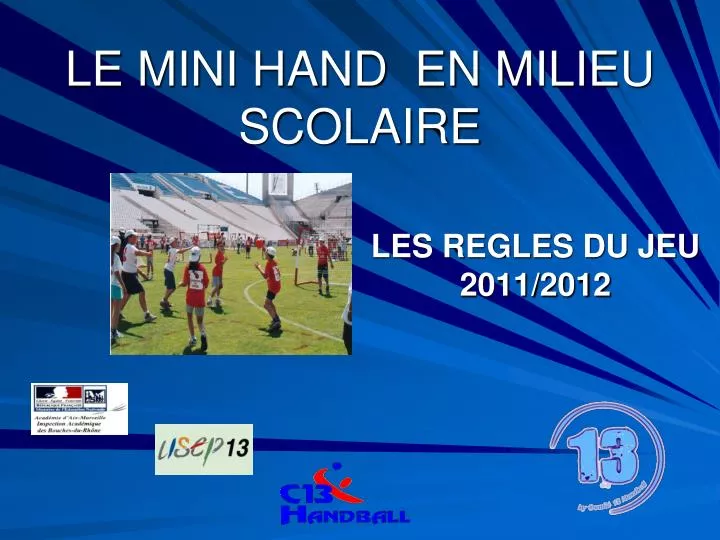 le mini hand en milieu scolaire